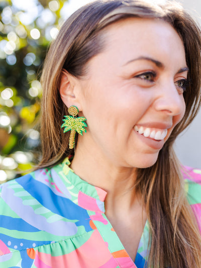 Palm Tree Earrings