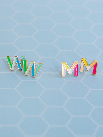 Olivia Luxe Initial Earrings