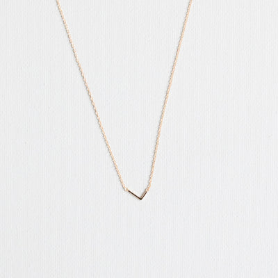 Luxe Delicate Initial Necklace | Gold