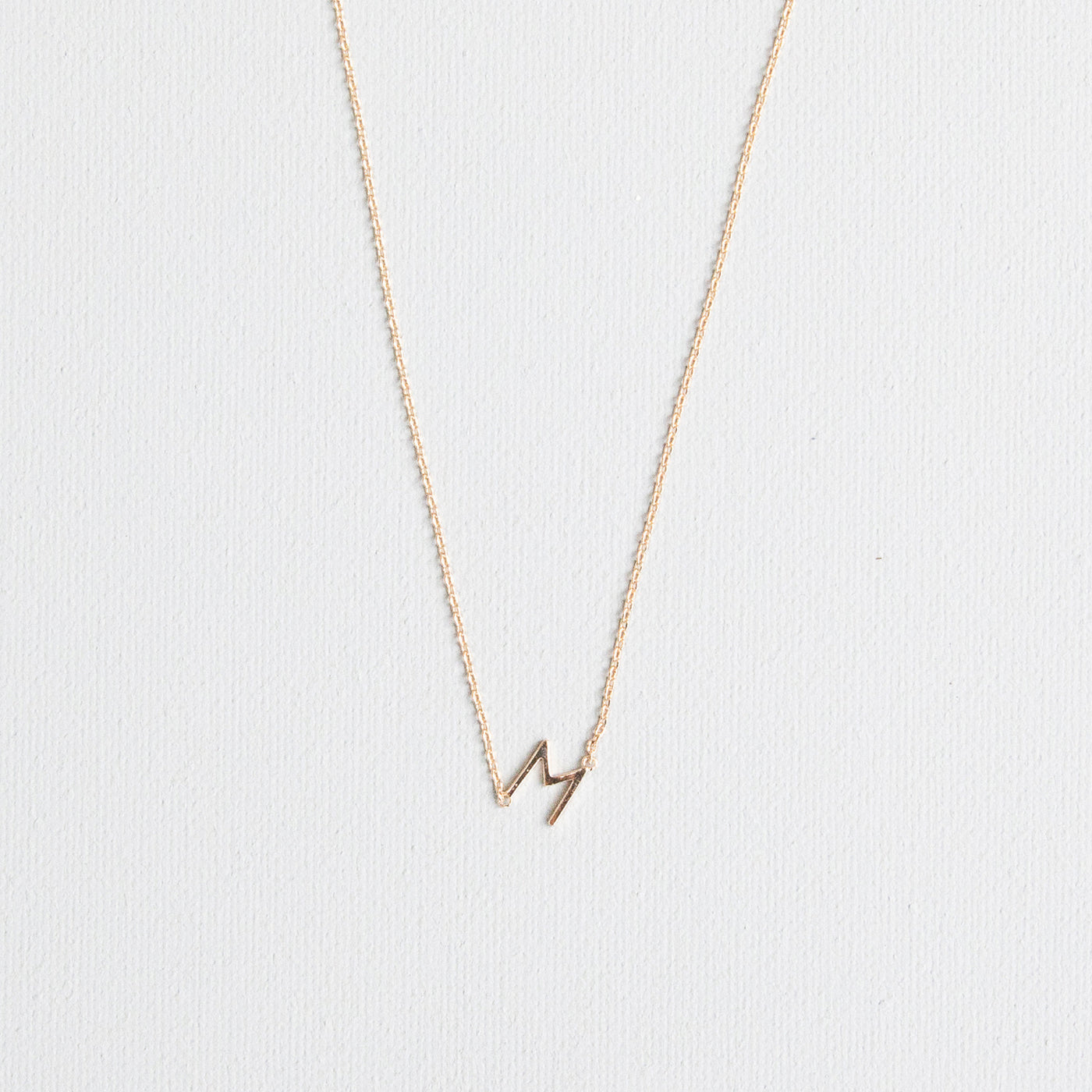 Luxe Delicate Initial Necklace | Gold
