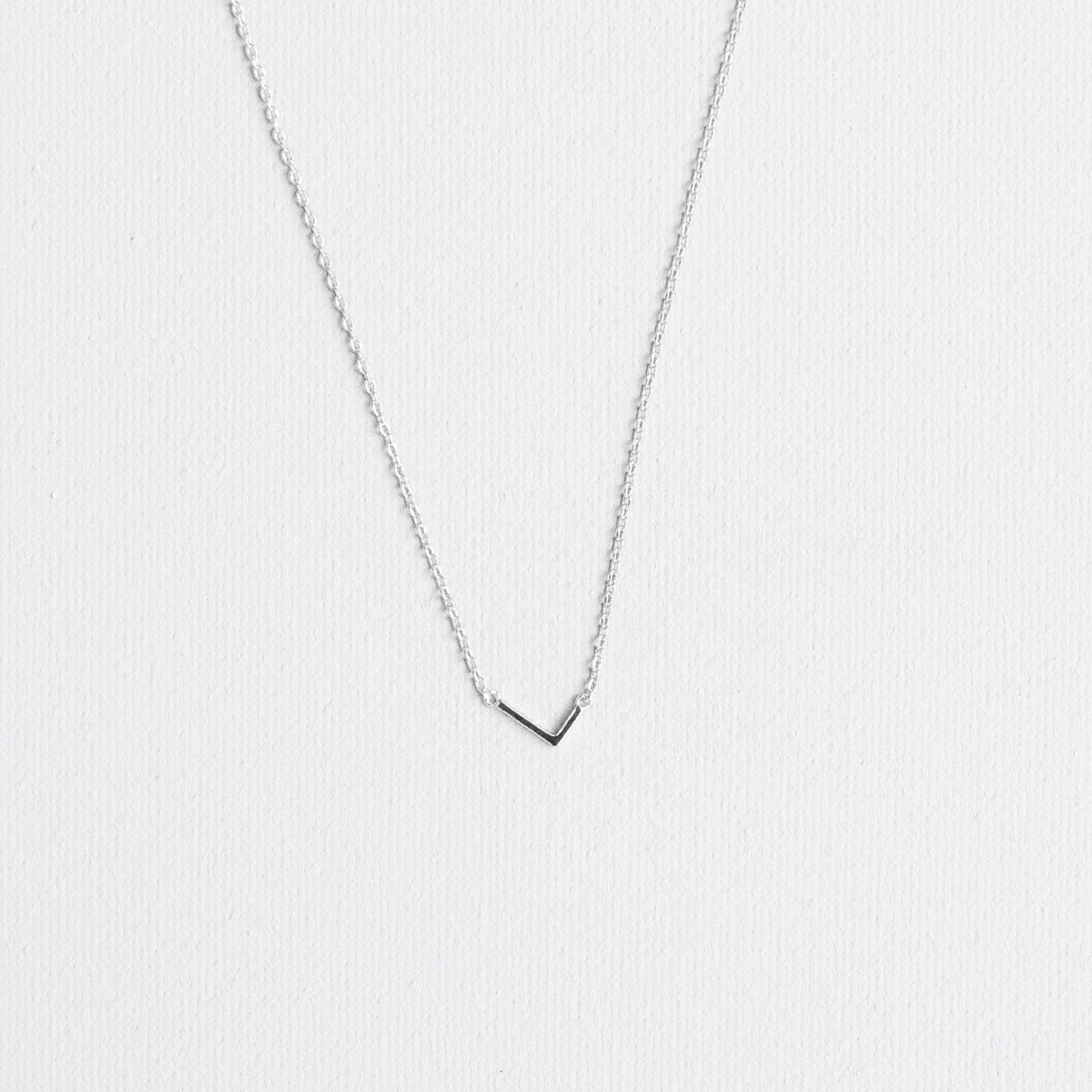 Silver Luxe Initial Necklace
