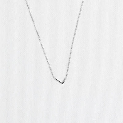 Silver Luxe Initial Necklace
