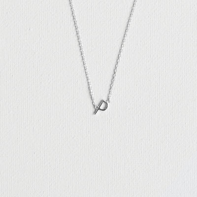 Silver Luxe Initial Necklace