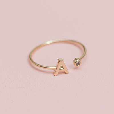 FINAL SALE - Luxe Initial Ring