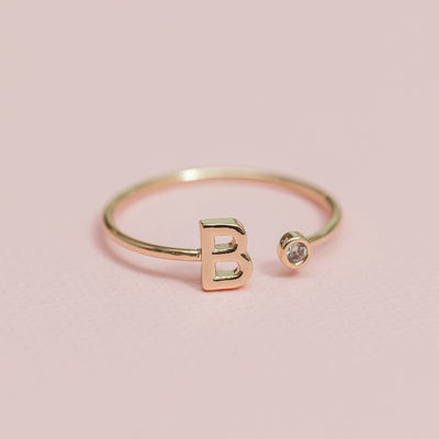 FINAL SALE - Luxe Initial Ring
