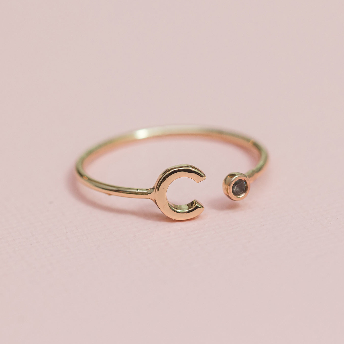 FINAL SALE - Luxe Initial Ring