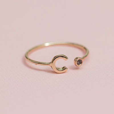 FINAL SALE - Luxe Initial Ring