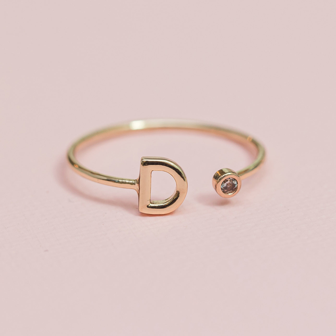 FINAL SALE - Luxe Initial Ring
