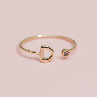 FINAL SALE - Luxe Initial Ring