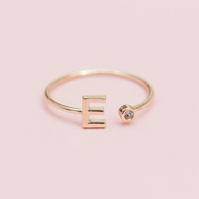 FINAL SALE - Luxe Initial Ring
