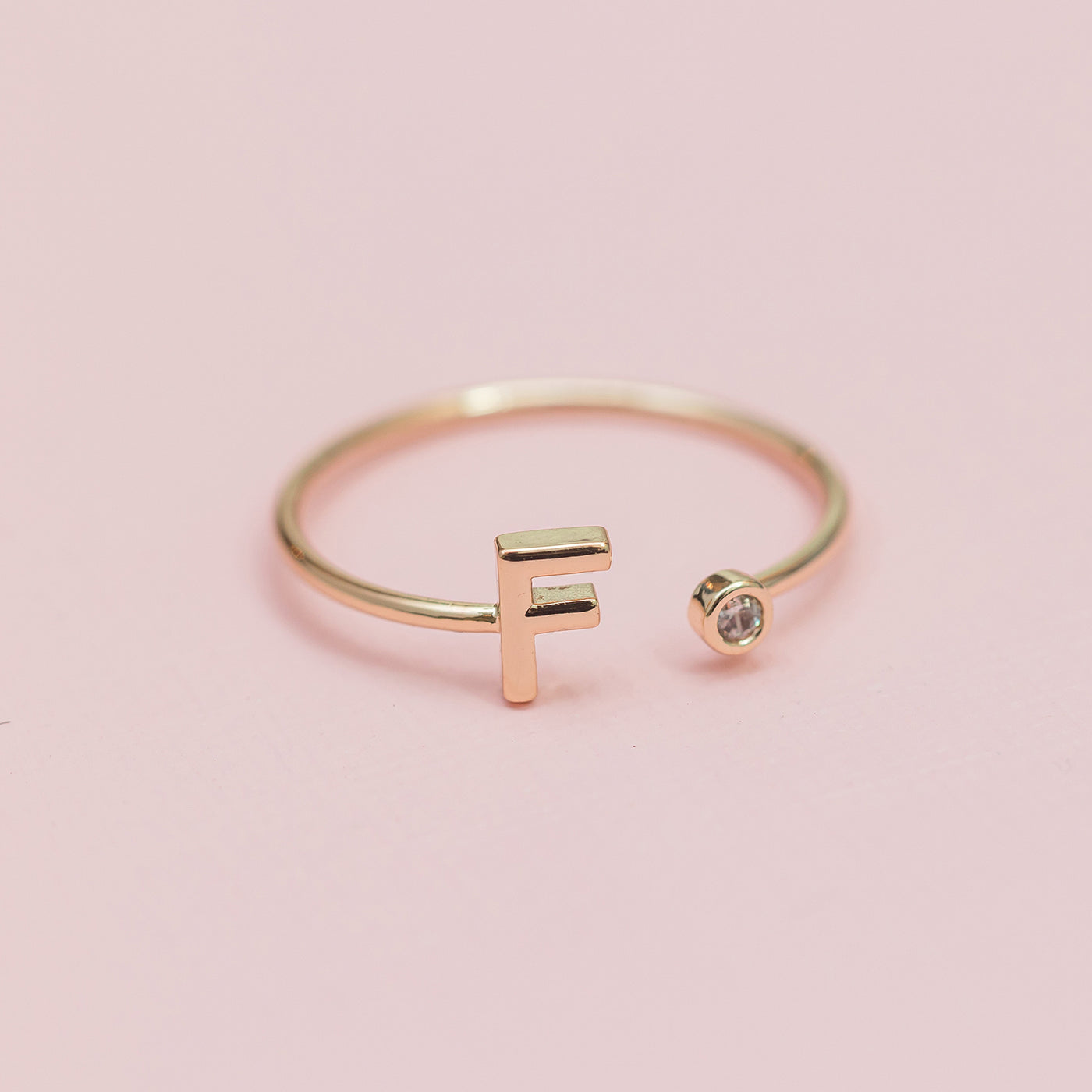 FINAL SALE - Luxe Initial Ring