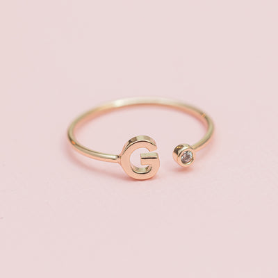 FINAL SALE - Luxe Initial Ring