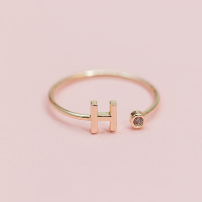 FINAL SALE - Luxe Initial Ring