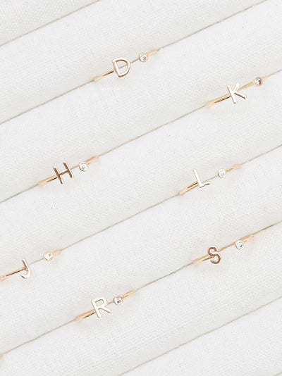 FINAL SALE - Luxe Initial Ring