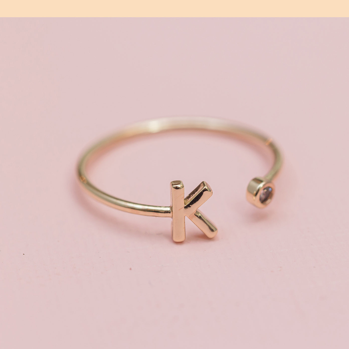 FINAL SALE - Luxe Initial Ring