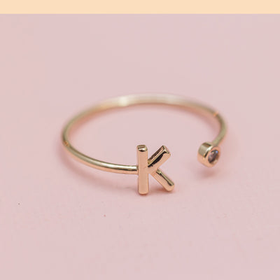 FINAL SALE - Luxe Initial Ring