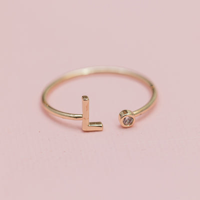 FINAL SALE - Luxe Initial Ring