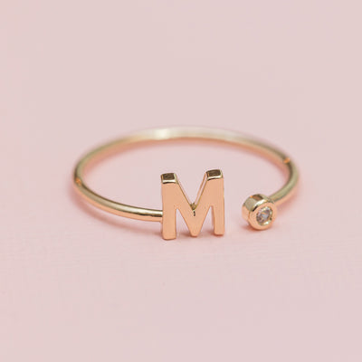 FINAL SALE - Luxe Initial Ring