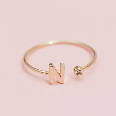 FINAL SALE - Luxe Initial Ring