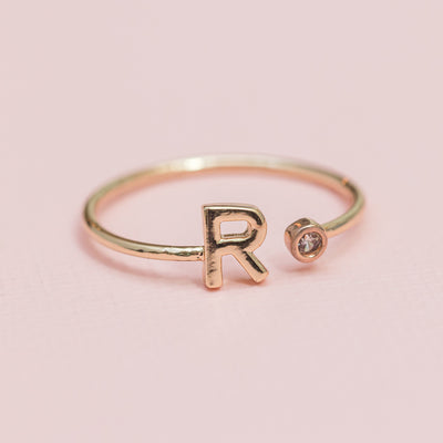 FINAL SALE - Luxe Initial Ring