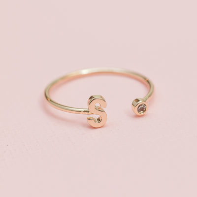 FINAL SALE - Luxe Initial Ring