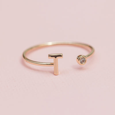 FINAL SALE - Luxe Initial Ring