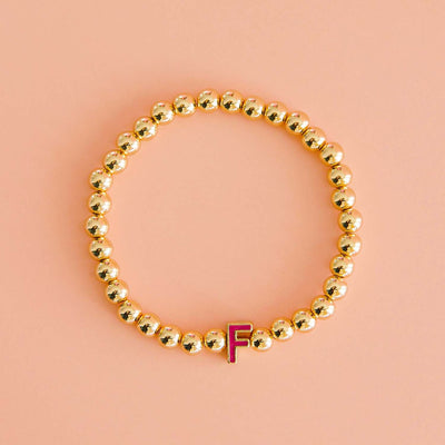 Monica Initial Bracelet