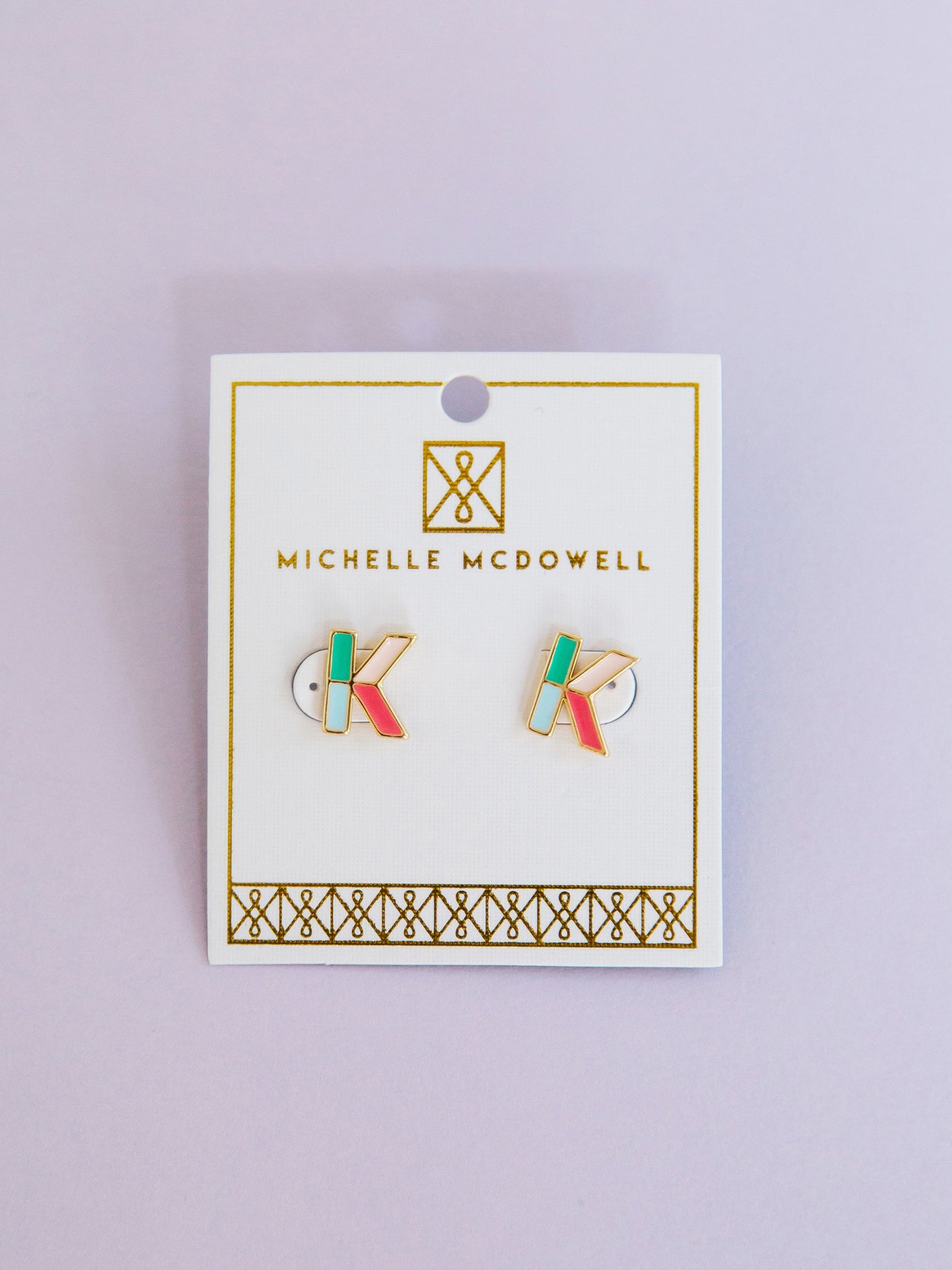 Olivia Luxe Initial Earrings