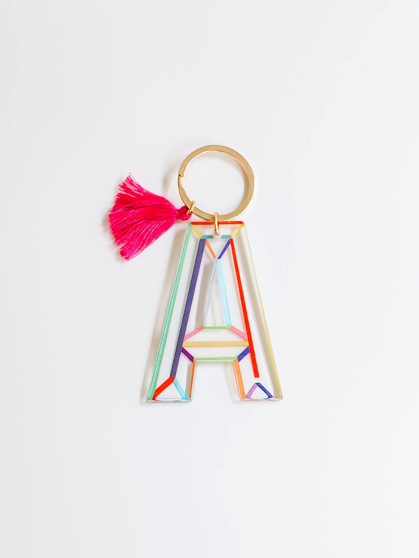 Initial Letter Keyrings – Personalised Gifts