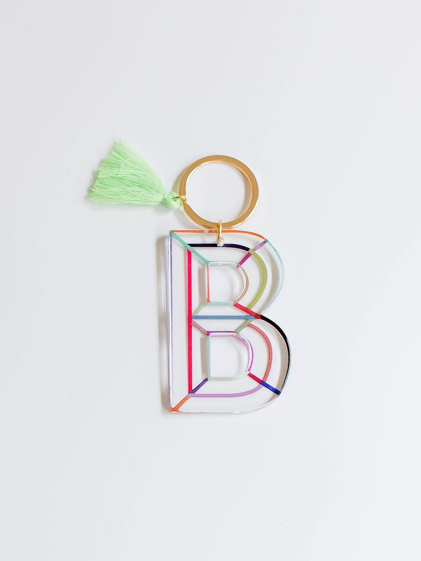 Initial Keychain Collection | Clean Lines