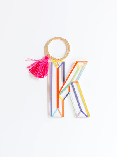 Initial Keychain Collection | Clean Lines