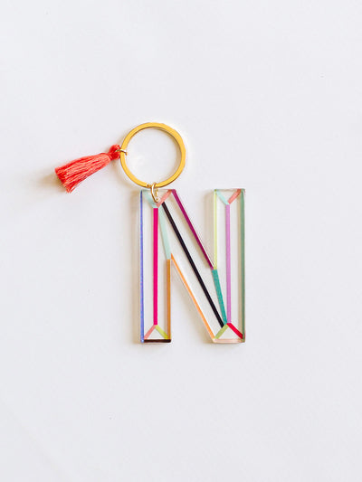 Initial Keychain Collection | Clean Lines
