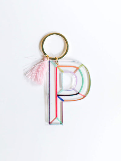Initial Keychain Collection | Clean Lines