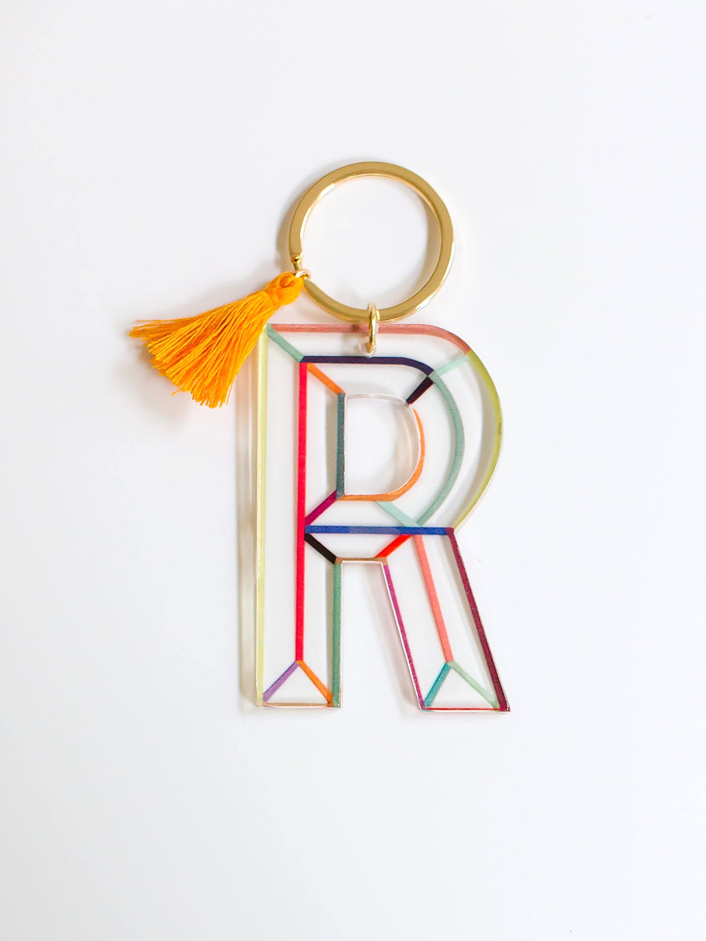 Initial Keychain Collection | Clean Lines