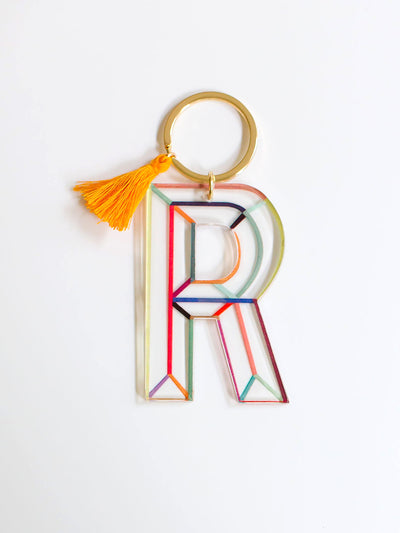 Initial Keychain Collection | Clean Lines