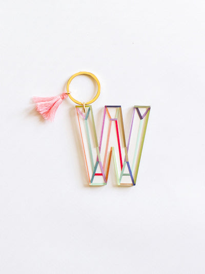 Initial Keychain Collection | Clean Lines