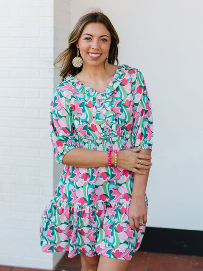 FINAL SALE - Harlow Dress | Come Away With Me Green