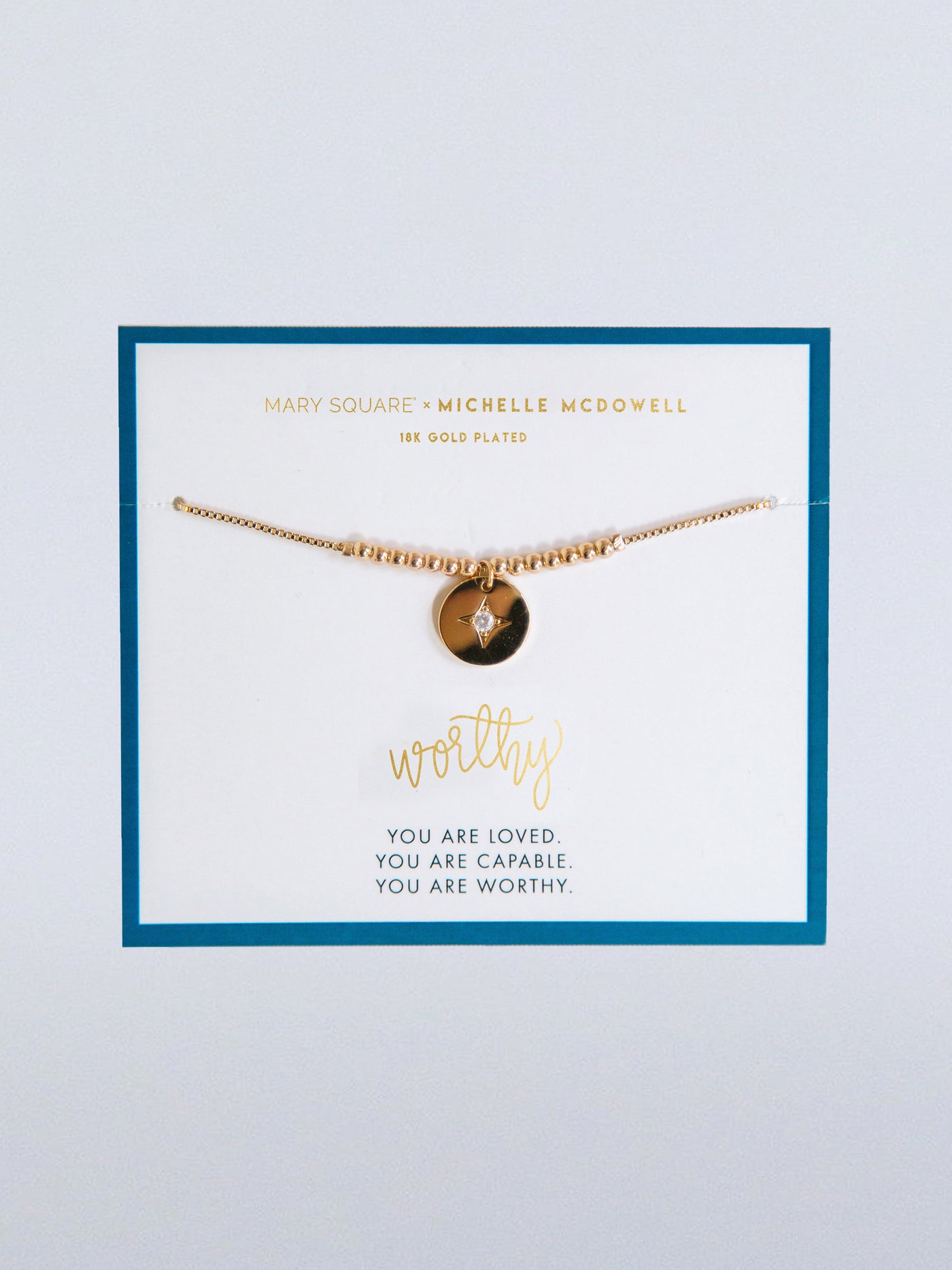 FINAL SALE - Worthy Inspirational Bracelet