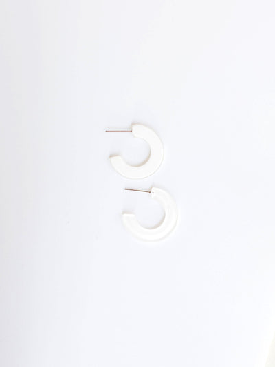 FINAL SALE - Classic Acrylic Hoops | Small