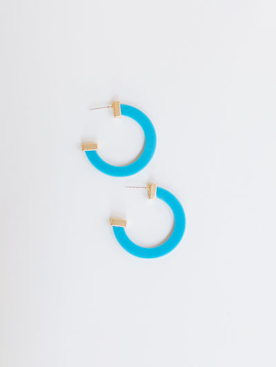 FINAL SALE - Classic Acrylic Hoops | Medium