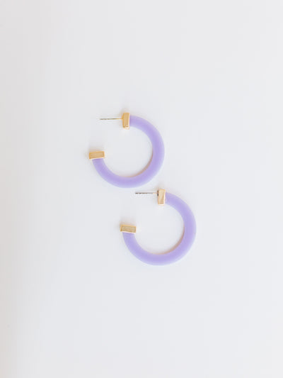 FINAL SALE - Classic Acrylic Hoops | Medium