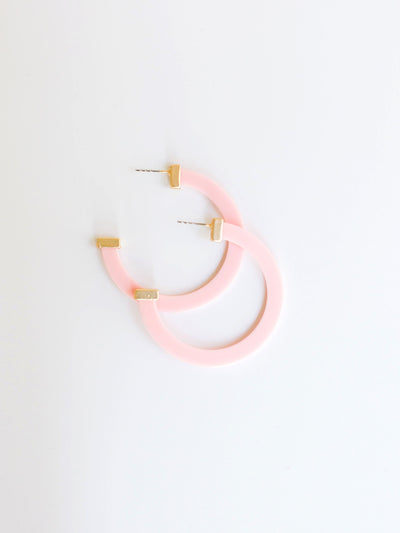 FINAL SALE - Classic Acrylic Hoops | Large