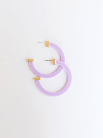 FINAL SALE - Classic Acrylic Hoops | Large