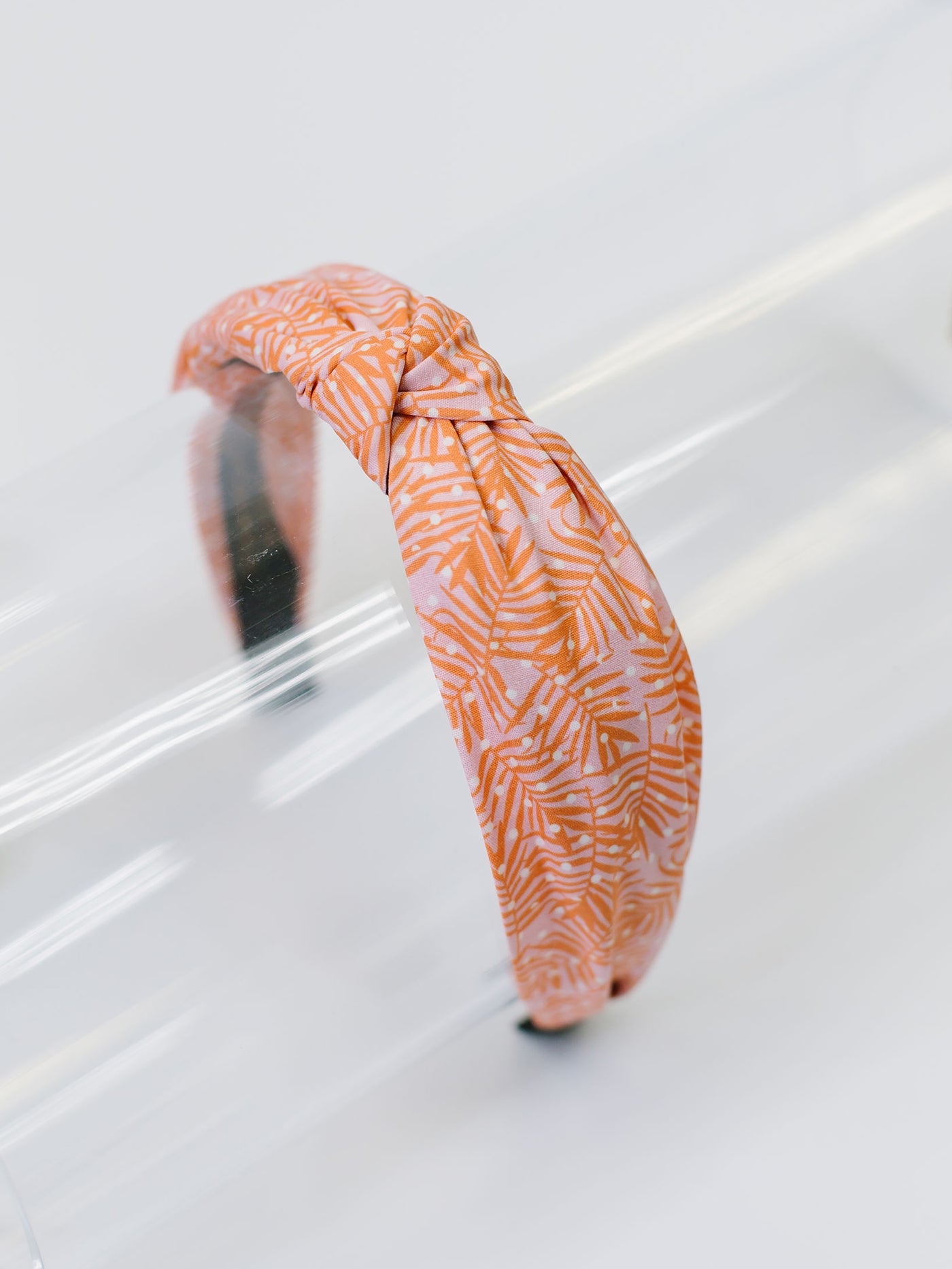 Luna Headband | Pretty Palms Pink