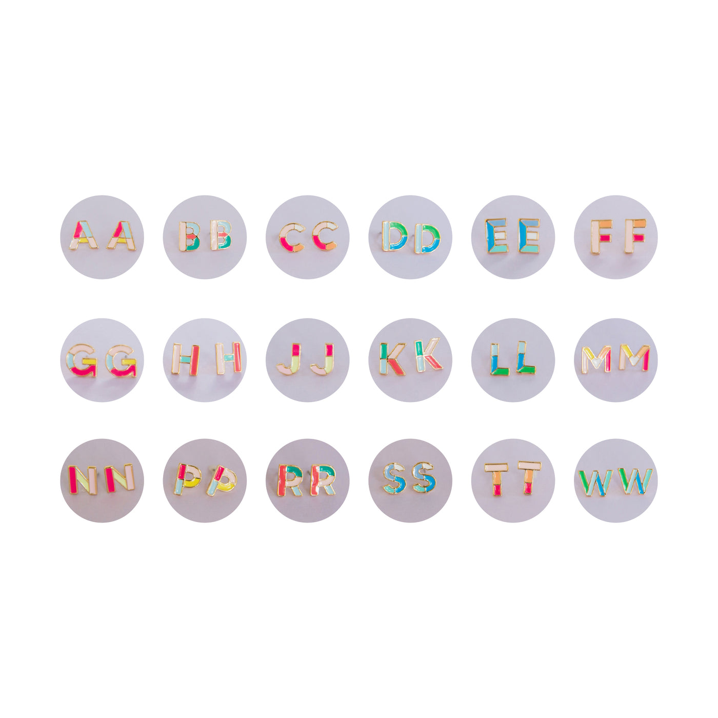 Olivia Luxe Initial Earrings